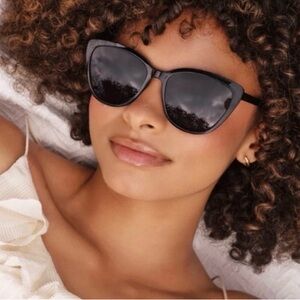 Never Worn! Rachel Zoe Black Cat-Eye Sunglasses